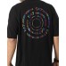 EA7 Emporio Armani T-shirt da Uomo Nera con logo a contrasto 