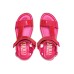 Versace Jeans Couture Sandali da Donna Fucsia con stampa Logo Couture all over