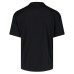 EMPORIO ARMANI T-SHIRT A MANICA CORTA BLACK IN JERSEY MISTO COTONE E TENCEL CON LOGO LETTERING RICAMATO