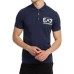 EA7 Emporio Armani Polo Blu a maniche corte da Uomo con logo 