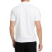 EA7 Emporio Armani Polo Bianca da Uomo con logo a contrasto 