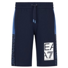 EA7 Emporio Armani Pantaloncino blu da Uomo con logo 