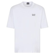 EA7 Emporio Armani T-shirt a maniche corte Bianca da Uomo con logo 