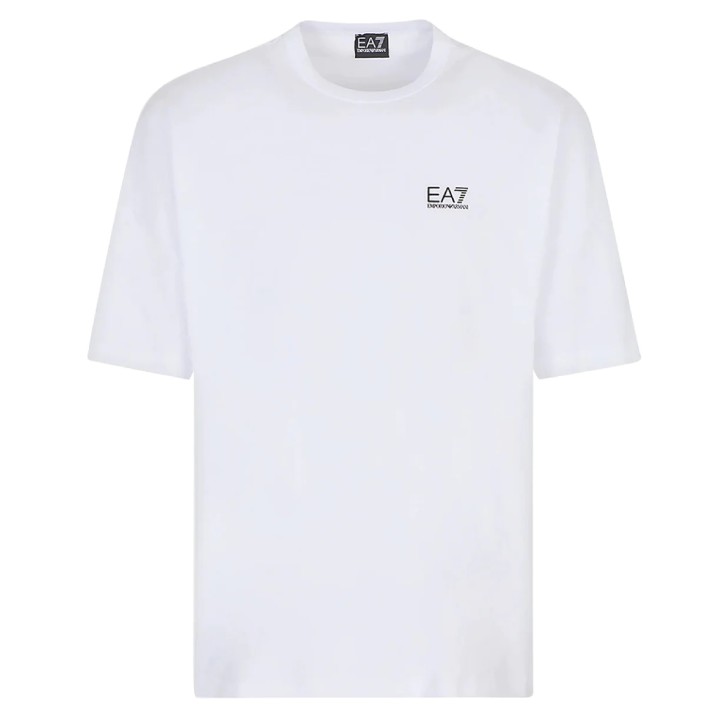 EA7 Emporio Armani T-shirt a maniche corte Bianca da Uomo con logo 