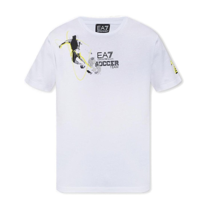 EA7 Emporio Armani T-shirt Bianca a maniche corte da Uomo