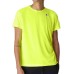K-Way T-shirt LE VRAI EDOUARD FLUO a manica corta giallo fluo con logo stampato K-WAY nella parte anteriore