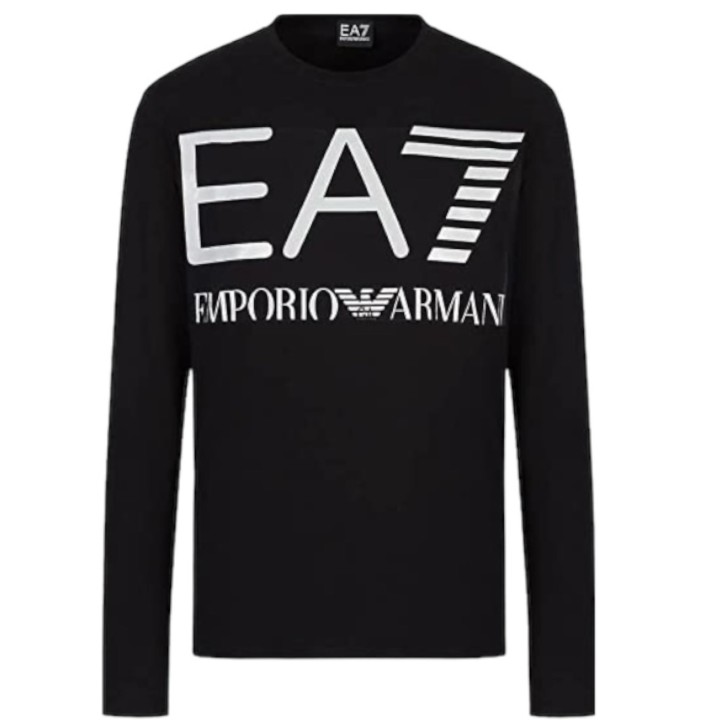 Felpa nera on sale armani