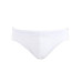 Emporio Armani Swimwear Costume slip Bianco con logo ai lati