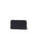Emporio Armani Portafoglio Zip Around Monogram eagle all over Nero