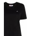 Chiara Ferragni T-shirt a manica corta in cotone Nera con logo ricamato