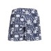 Emporio Armani Swimwear Costume boxer Blu logo EMPORIO ARMANI All Over