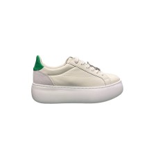 4US SNEAKERS IN PELLE BIANCA 