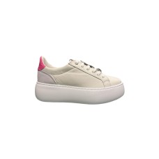 4US SNEAKERS IN PELLE BIANCA 