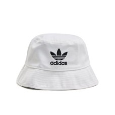 Adidas Originals Cappello alla pescatora bianco con logo lettering 