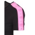 Chiara Ferragni T-shirt a manica corta Nera con banda rosa logata EYE STAR