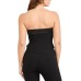 GUESS BY MARCIANO VITTORIA BUSTIER NERO CON BOTTONI ORO 