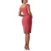 GUESS BY MARCIANO ABITO VITTORIA IN ROSA CON CINTURINO ORO