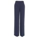 GUESS BY MARCIANO PANTALONE WIDE LEG BLU GESSATO