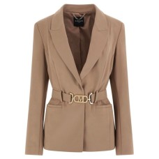 GUESS BY MARCIANO SHAYLA BLAZER TAUPE CON CINTURA 