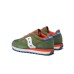 Saucony jazz Originals sneakers verde con inserti arancioni 