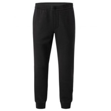 Emporio Armani Pantalone jogger nero in double jersey con bande laterali elastiche e logo Emporio Armani