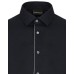 Emporio Armani Camicia REGULAR FIT Blu in lino con logo Aquila 