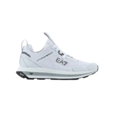 EA7 Emporio Armani Sneakers Bianca da Uomo con inserti neri