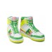 Chiara Ferragni Sneakers in Pelle con dettagli multicolore e banda Logomania ai lati