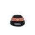 EMPORIO ARMANI CAPPELLO DA BASEBALL BLACK  CON INSERTO ORANGE E LOGO LETTERING RICAMATO