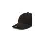 EMPORIO ARMANI CAPPELLO DA BASEBALL BLACK CON LOGO LETTERING TONO SU TONO