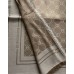 BORBONESE MAXI FOULARD TORTORA JACQUARD VITI 
