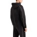EA7 EMPORIO ARMANI FELPA IN COTONE BLACK CON CAPPUCCIO 