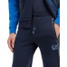 EA7 EMPORIO ARMANI TUTA COMPLETA IN MISTO COTONE BLUE E BLUETTE CON LOGO LETTERING	
