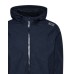 EA7 Emporio Armani Giubbotto da uomo blu con logo a contrasto 