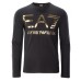 EA7 Emporio Armani T-shirt a manica lunga da uomo nera