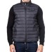 Ea7 Emporio Armani gilet nero con logo nella parte anteriore 