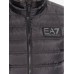 Ea7 Emporio Armani gilet nero con logo nella parte anteriore 