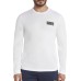 EA7 EMPORIO ARMANI T-SHIRT BIANCA A MANICHE LUNGHE DA UOMO 