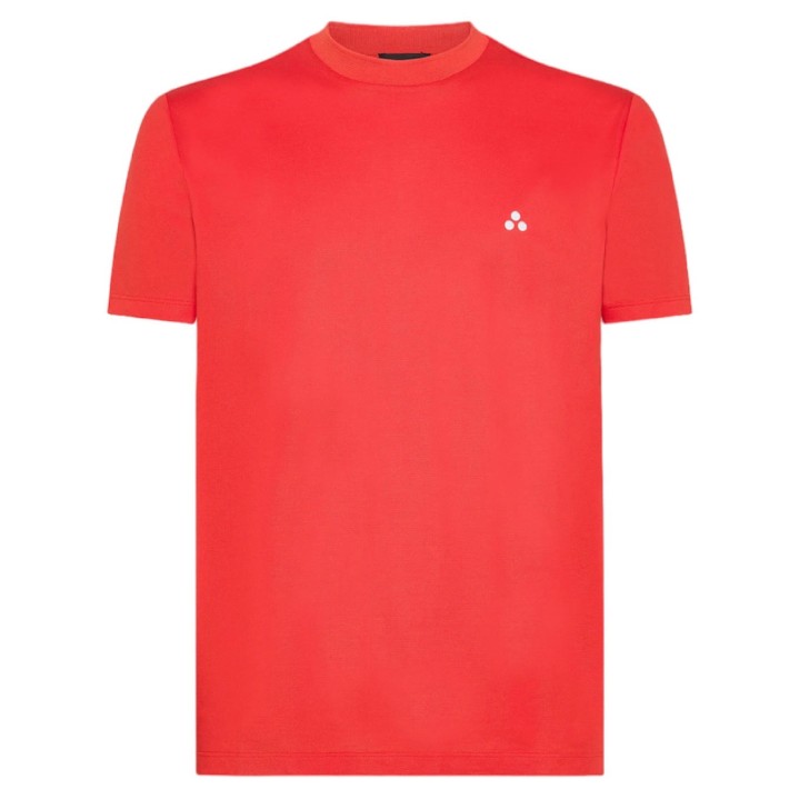 Peuterey T-shirt Rossa da Uomo con logo nella parte anteriore
