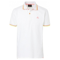 Peuterey Polo Bianca da Uomo con logo 