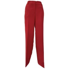 Silvian Heach Pantaloni rossi ampi con spacco sulla gamba