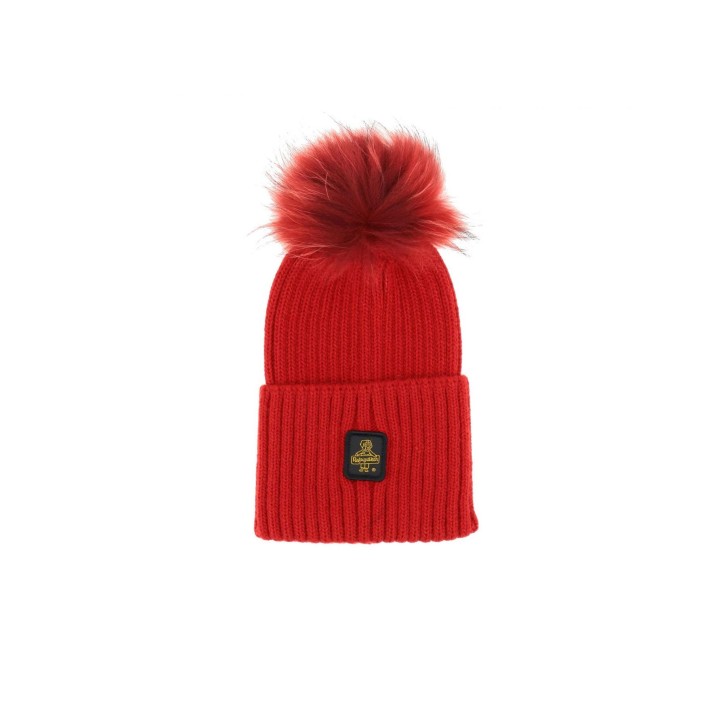 RefrigiWear Cappello rosso da donna con logo 