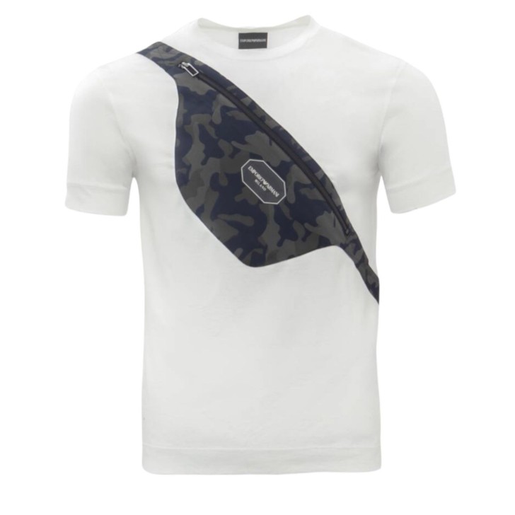 Emporio Armani T-shirt a manica corta Bianca da Uomo