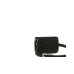 CHIARA FERRAGNI MINI MARSUPIO BLACK CON LOGO EYELIKE IN METALLO DORATO E TRACOLLA ESTRAIBILE
