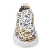 Versace Jeans Couture Sneakers Bianca con Stampa Logo Brush Couture All over