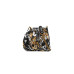 Versace Jeans Couture Borsa a Secchiello da Donna Nera con stampa Logo Space Couture 