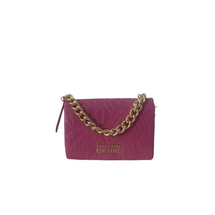 Versace Jeans Couture Borsa Rosa da Donna con logo lettering All Over