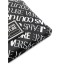 Versace Jeans Couture Tracolla Nera con Stampa Logo Lettering All Over