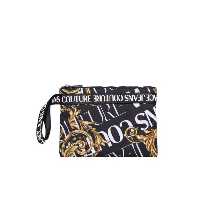 Versace Jeans Couture Pochette con Stampa Logo Couture All Over 