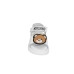 Moschino Sandalo bianco bimba in pelle con Patch frontale Teddy